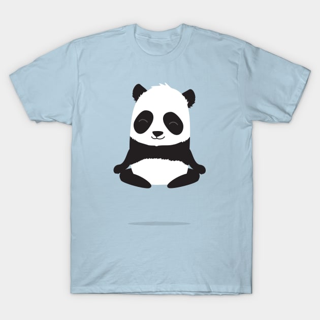 Levitating panda T-Shirt by hyperactive